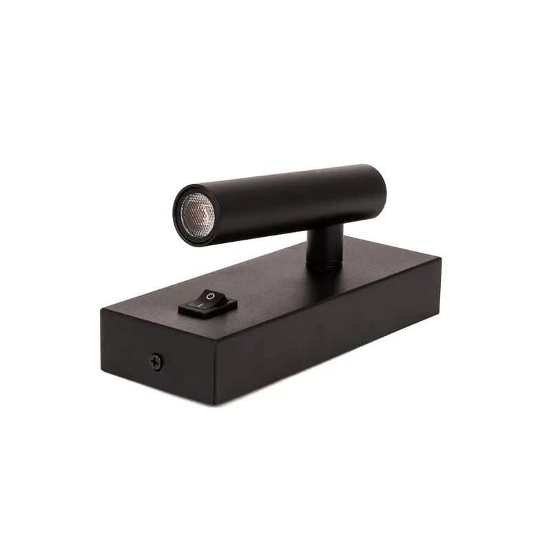Oprawa LED V-TAC 2W Kinkiet Hotel Łóżko Włącznik VT-402 4000K 150LM - Czarny