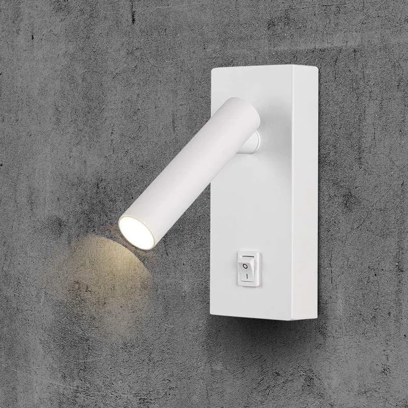 Oprawa LED V-TAC 2W Kinkiet Hotel Łóżko Włącznik VT-402 4000K 150LM - Biały