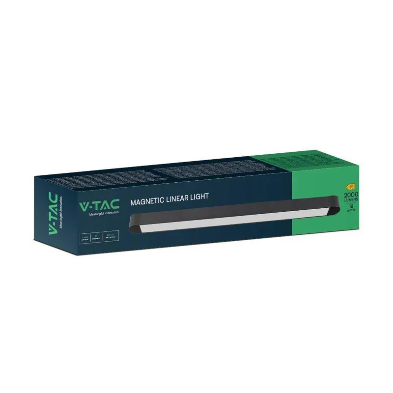 Oprawa Szynoprzewód Magnetyczny 48V V-TAC 18W LED 82ST VT-4218 4000K 2000LM 3 Lata Gwarancji