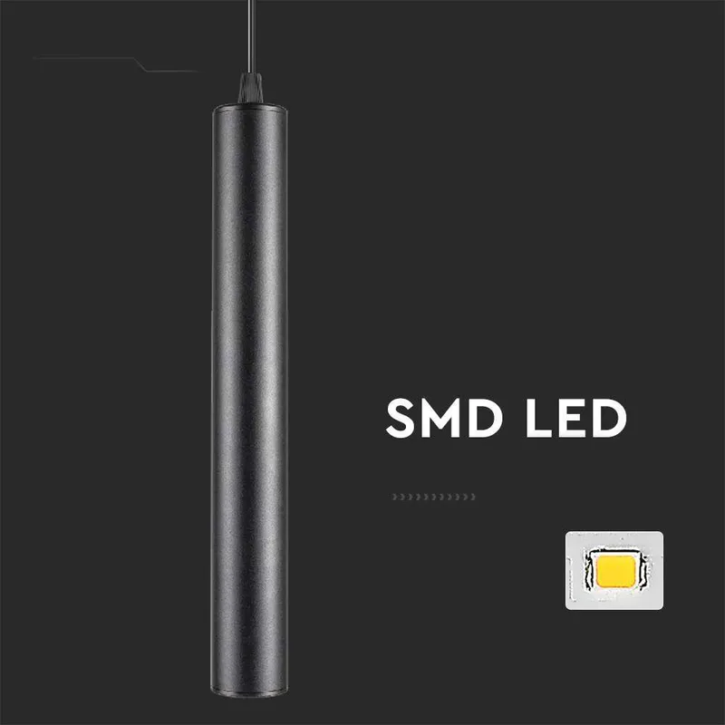 Oprawa Zwieszana Szynoprzewód Magnetyczny 48V V-TAC 15W LED 30ST VT-4214 6400K 1600LM 3 Lata Gwarancji - Czarna
