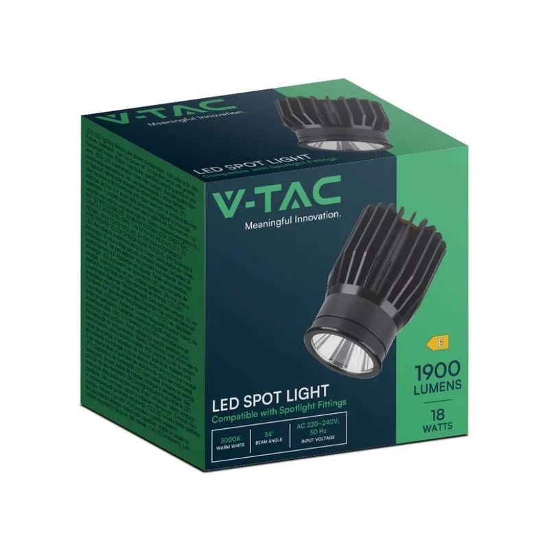 Moduł Wkład Spot LED V-TAC 18W 34ST VT-1018 3000K 1900LM