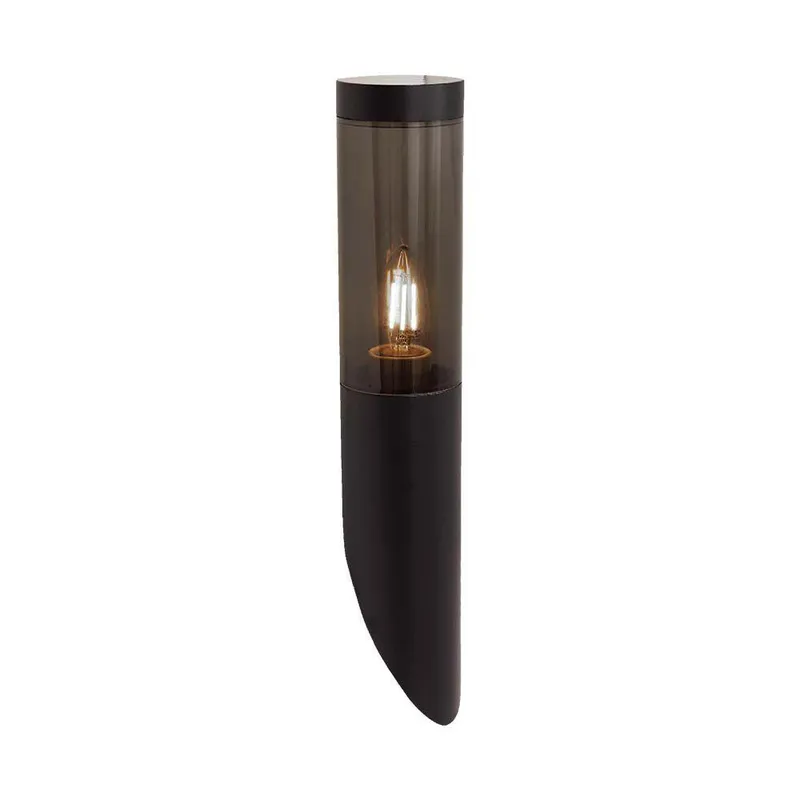 Kinkiet Ogrodowy V-TAC 400x76mm Ścienny IP44 E27 VT-1183 - Czarny