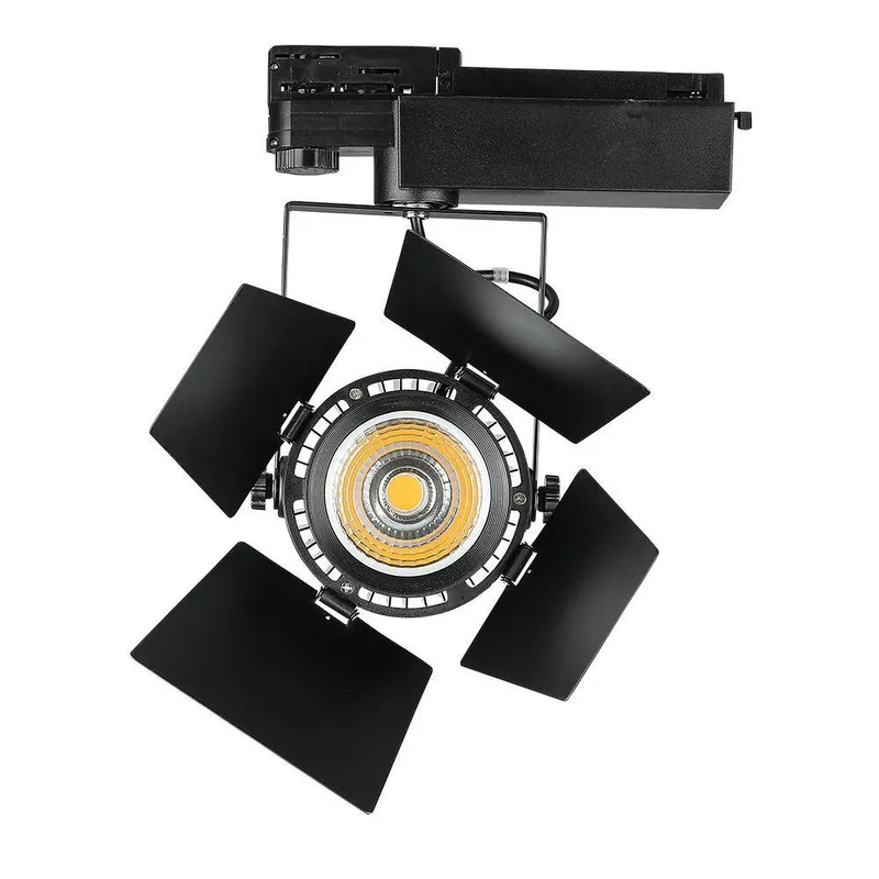 Oprawa Szynoprzewód 3F V-TAC 33W LED SAMSUNG CHIP CRI90+CZARNA VT-433 3000K 3000LM 5 Lat Gwarancji