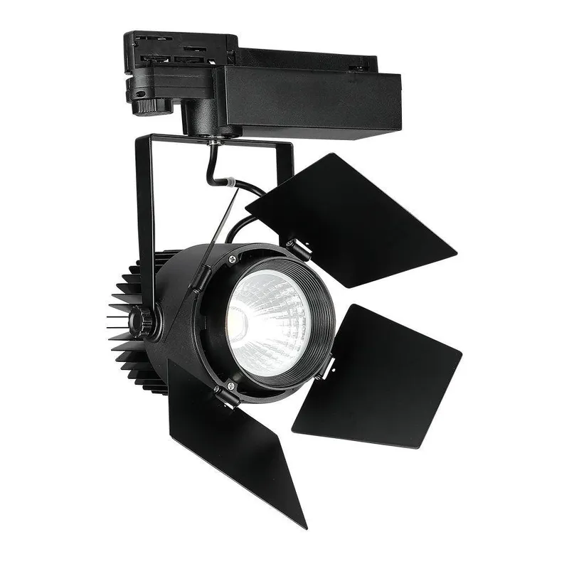Oprawa Szynoprzewód 3F V-TAC 33W LED SAMSUNG CHIP CRI90+CZARNA VT-433 3000K 3000LM 5 Lat Gwarancji