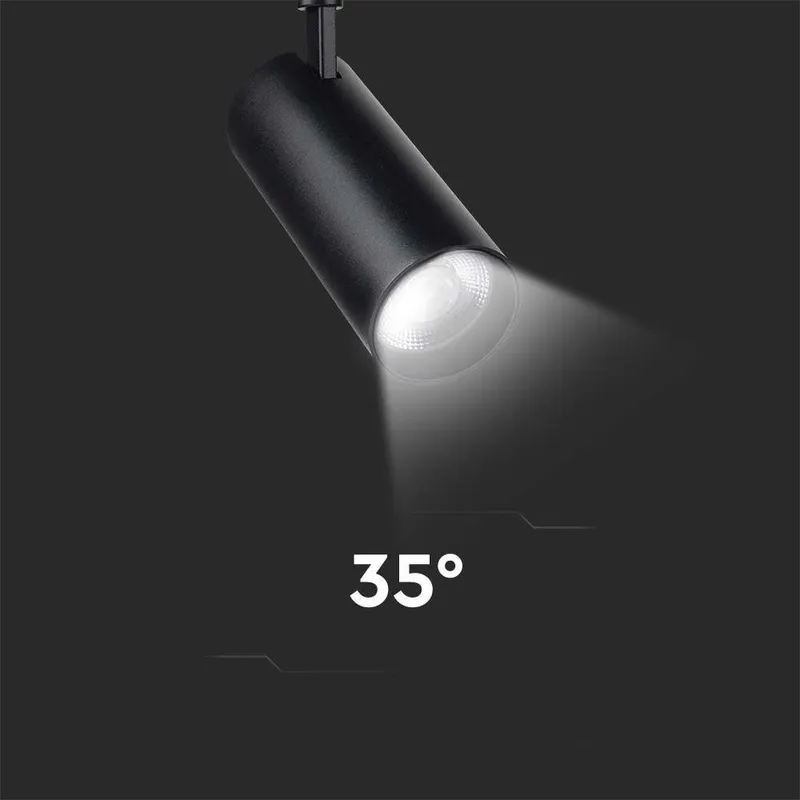 Oprawa Szynoprzewód 3F V-TAC 40W LED 35ST CCT CRI90+CZARNA VT-47050 2700K-4000K-6000K 3150LM