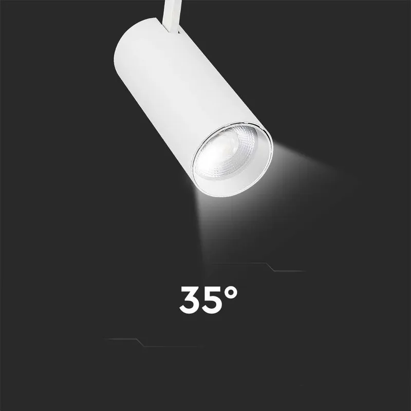 Oprawa Szynoprzewód 3F V-TAC 40W LED 35ST CCT CRI90+BIAŁA VT-47050 2700K-4000K-6000K 3150LM