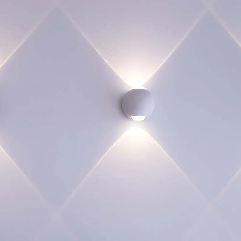 Oprawa Ścienna Góra Dół V-TAC 2W LED IP54 VT-2502 3000K 200LM - Biała