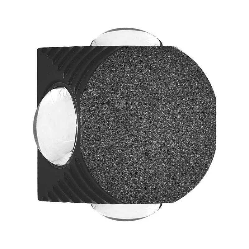 Oprawa Ścienna Góra Dół V-TAC 4W LED IP54 VT-2544 4000K 390LM - Czarna