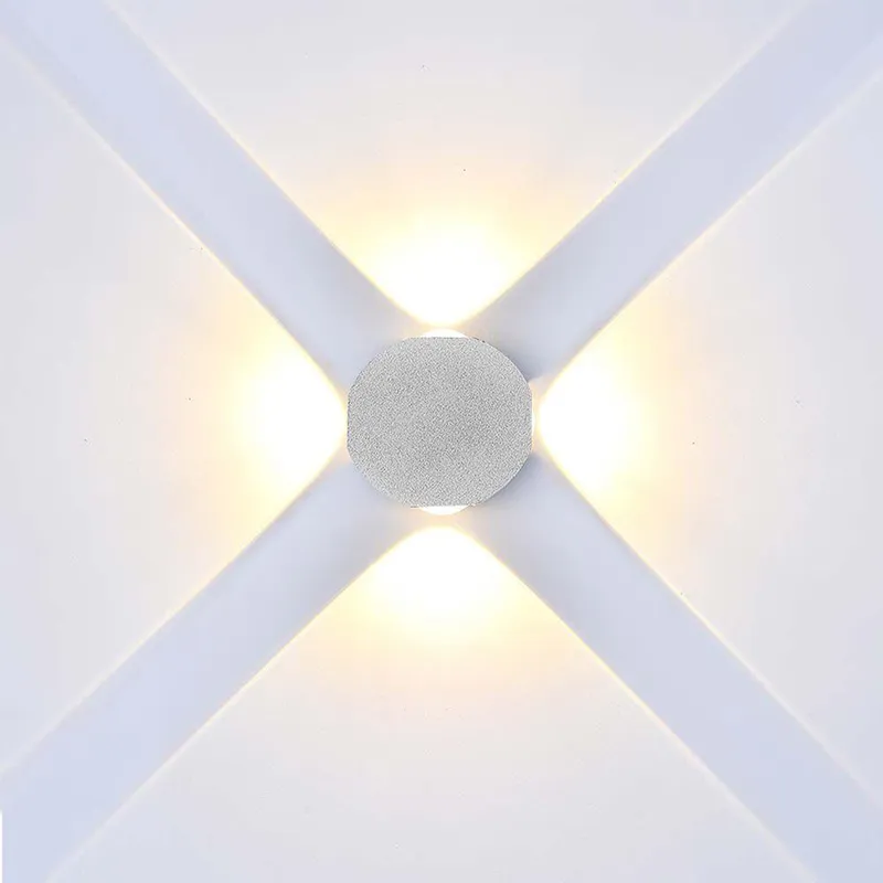 Oprawa Ścienna Góra Dół V-TAC 4W LED IP54 VT-2544 4000K 390LM - Biała