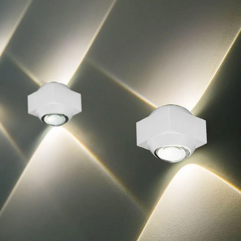 Oprawa Ścienna Góra Dół V-TAC 2W LED IP54 VT-2503 3000K 200LM - Biała