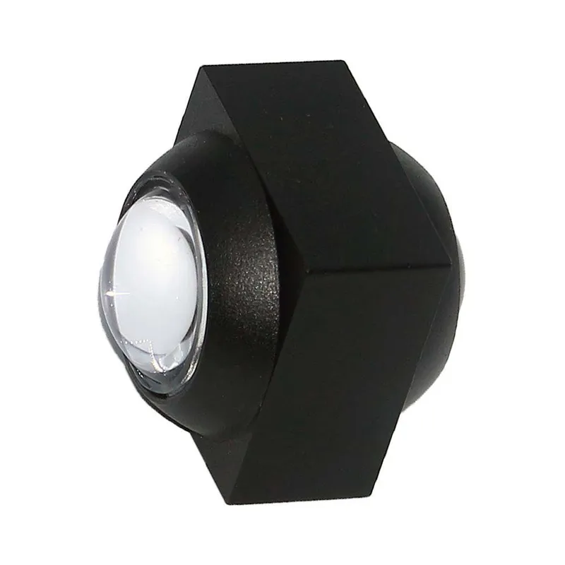 Oprawa Ścienna Góra Dół V-TAC 2W LED IP54 VT-2503 4000K 200LM - Czarna