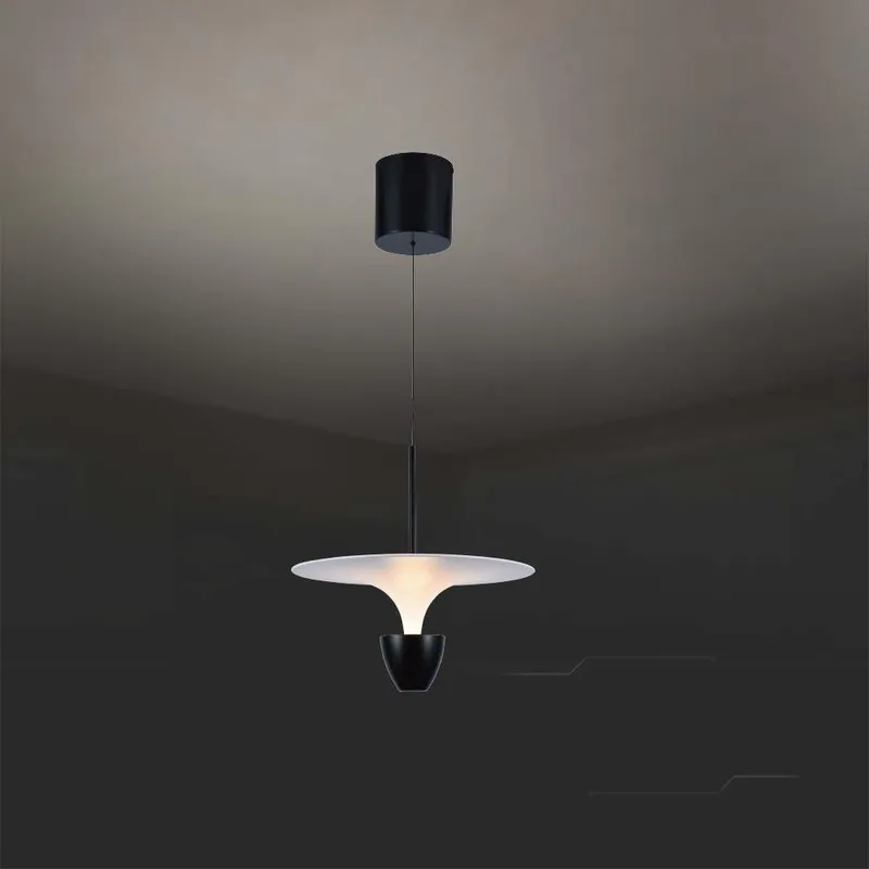 Oprawa Zwieszana V-TAC 9W LED Biały+czarny VT-7832 3000K 1000LM