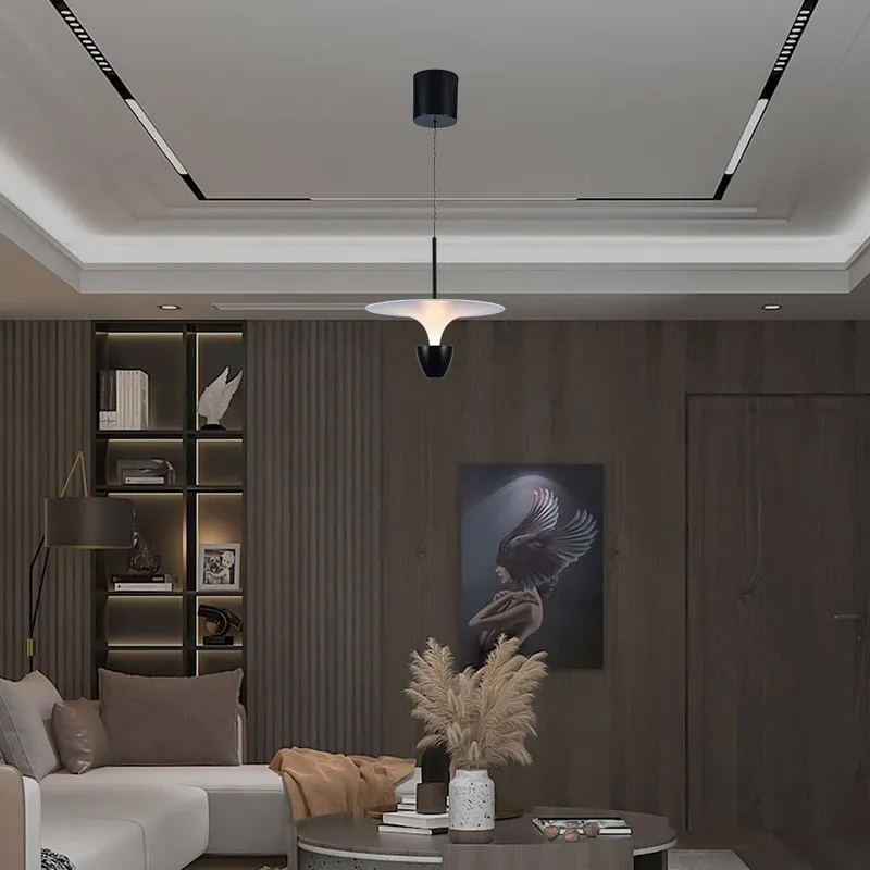 Oprawa Zwieszana V-TAC 9W LED Biały+czarny VT-7832 3000K 1000LM