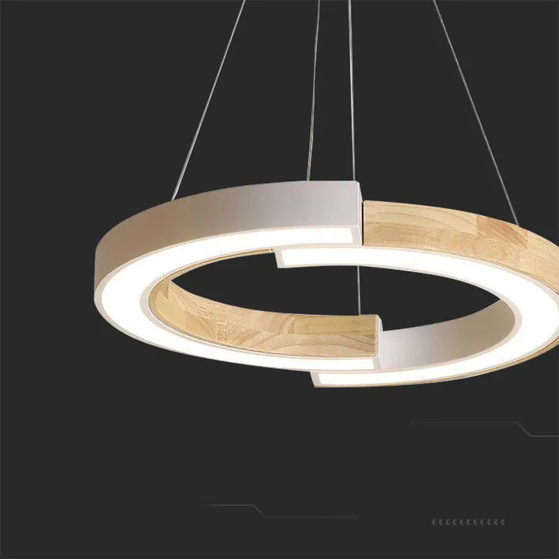 Oprawa Zwieszana V-TAC 13W LED Drewno VT-7828 4000K 4000LM