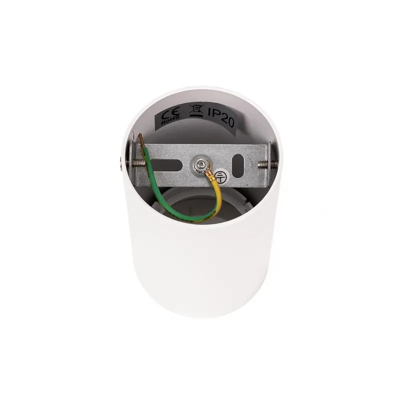 Oprawa Sufitowa V-TAC GU10 Okrągła Natynkowa Tuba 65x100mm VT-1131 3 Lata Gwarancji - Biała