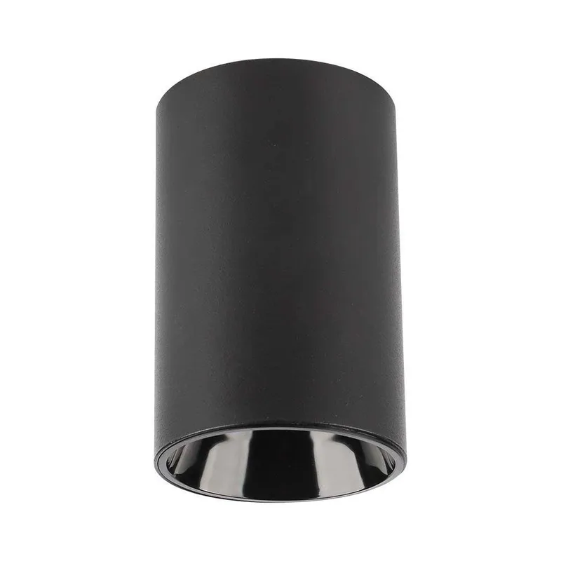 Oprawa Sufitowa V-TAC GU10 Okrągła Natynkowa Tuba 65x100mm VT-1131 3 Lata Gwarancji - Czarna