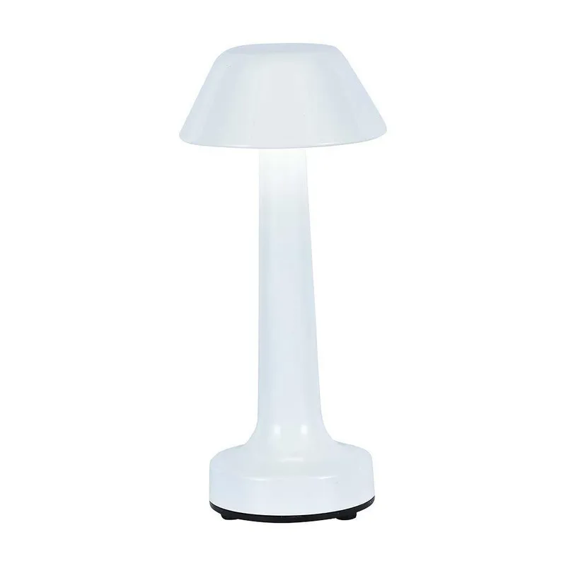 Lampka Stołowa Nocna V-TAC 2W LED 23cm Ładowanie USB CCT Ściemnianie VT-7566 3000K-6000K 40LM - Biała