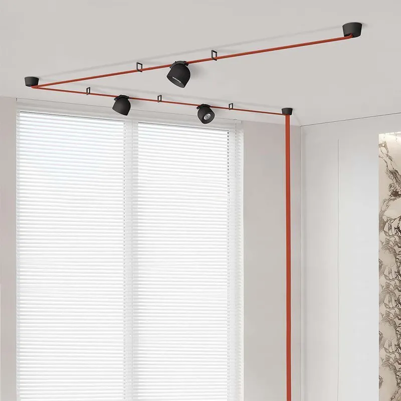 Oprawa Projektor Szynoprzewód Taśmowy 48V V-TAC 12W LED 38ST VT-41012 3000K 800LM 3 Lata Gwarancji - Czarna