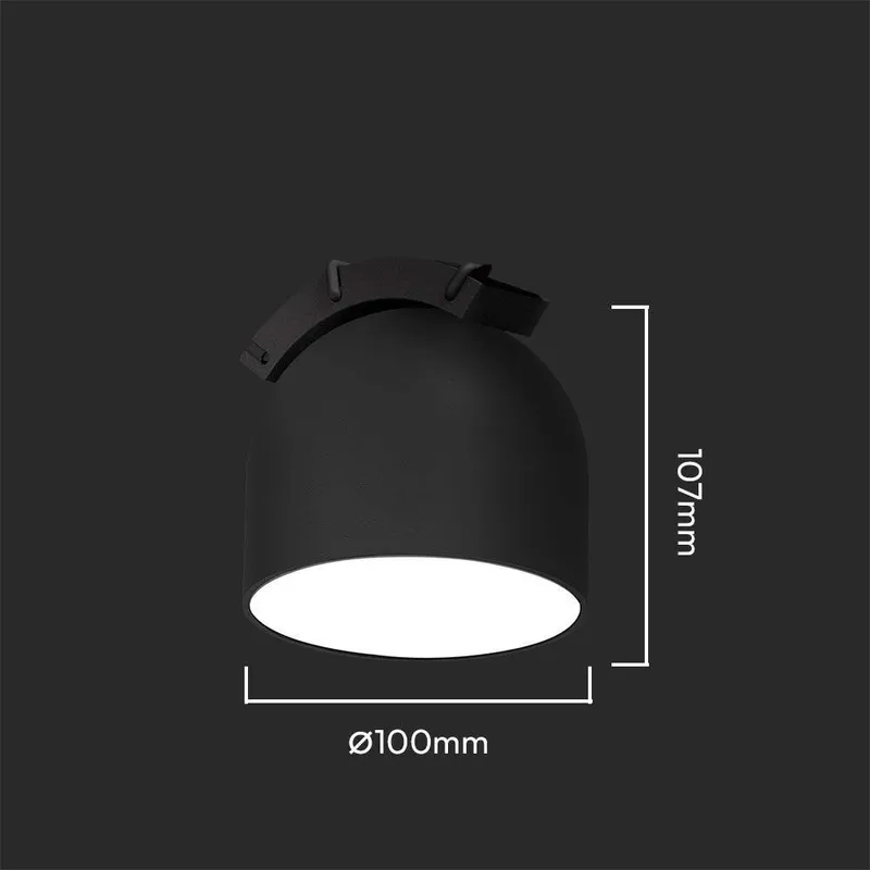 Oprawa Projektor Szynoprzewód Taśmowy 48V V-TAC 12W LED 120ST VT-41112 3000K 800LM 3 Lata Gwarancji - Czarna