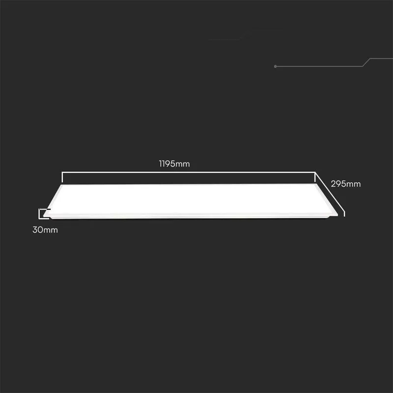 Panel LED V-TAC 40W 120x30 LED Backlight 30mm 120LM/W VT-61140 6500K 4800LM