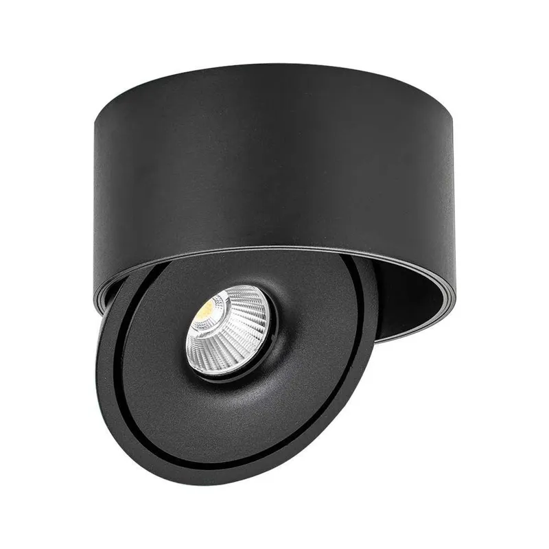 Oprawa Natynkowa Downlight V-TAC 20W Uchylna CRI90 CCT VT-2825 3000K-4000K-6400K 1408LM - Czarna