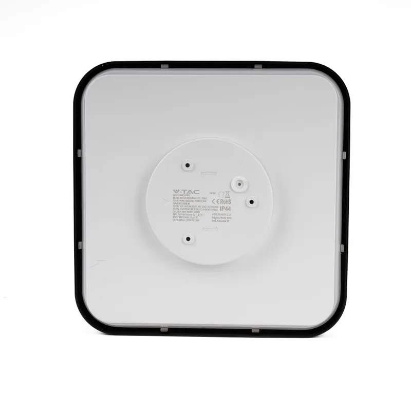 Oprawa Sufitowa Plafoniera V-TAC 48W LED Kwadrat 42x42cm Natynkowy IP44 VT-8630B 3000K 5160LM - Czarny