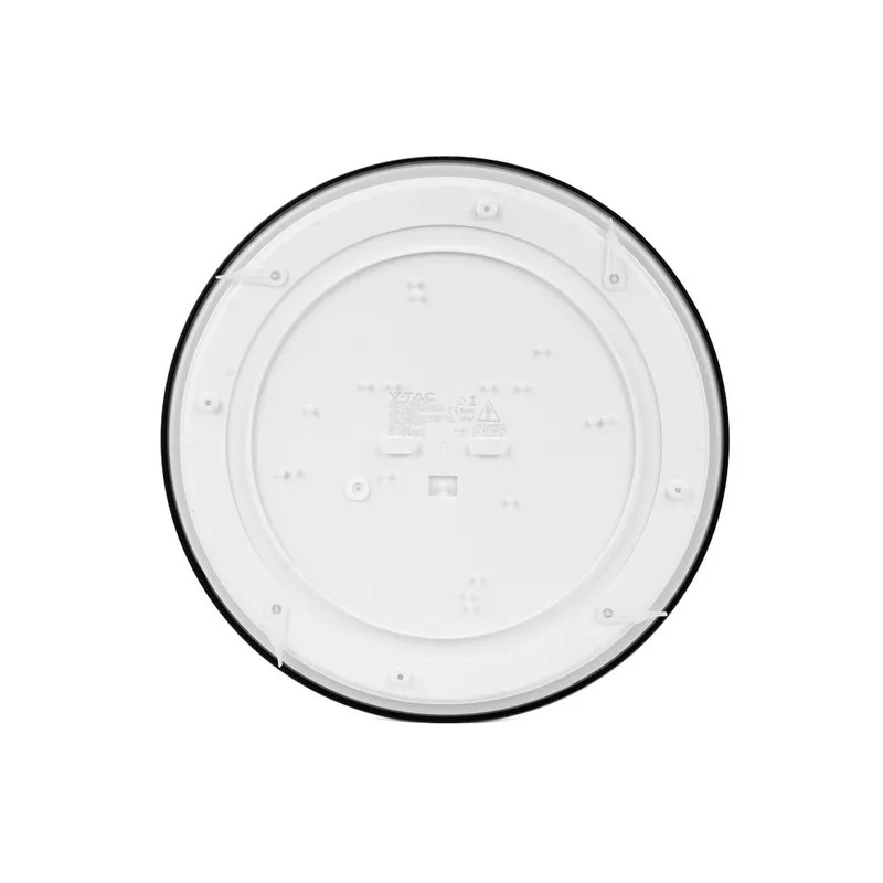 Oprawa Sufitowa Plafoniera V-TAC 24W LED Okrągły 30cm Natynkowy IP44 VT-8624B 4000K 2500LM - Czarny