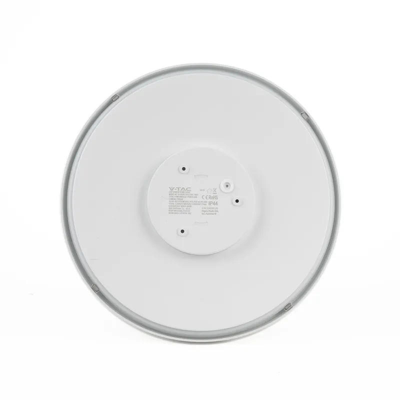 Oprawa Sufitowa Plafoniera V-TAC 18W LED Okrągły 29cm Natynkowy Pilot Czujnik Ruchu IP44 VT-8618S 4000K 1830LM - Biały