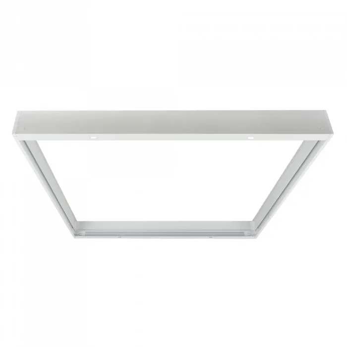 Ramka Natynkowa Do Paneli LED Składana 600x600 Biała BACKLIT ALU 5,8cm Biała
