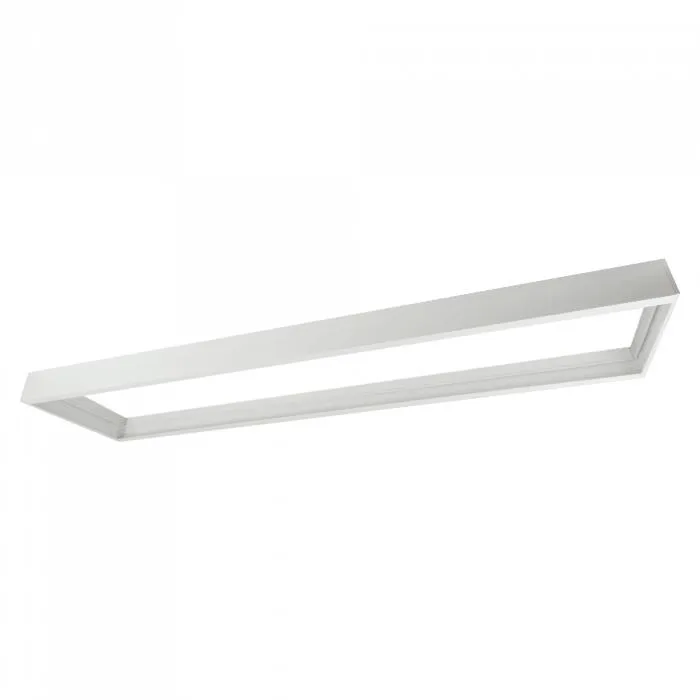 Ramka Natynkowa Do Paneli LED Składana 1200x300 Biała BACKLIT PVC 6,5cm Biała