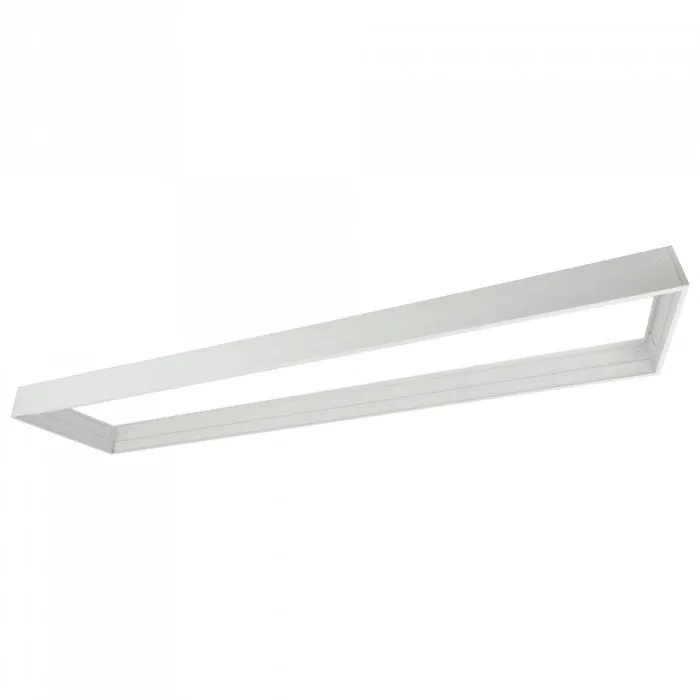 Ramka Natynkowa Do Paneli LED Składana 1200x300 Biała BACKLIT PVC 6,5cm Biała