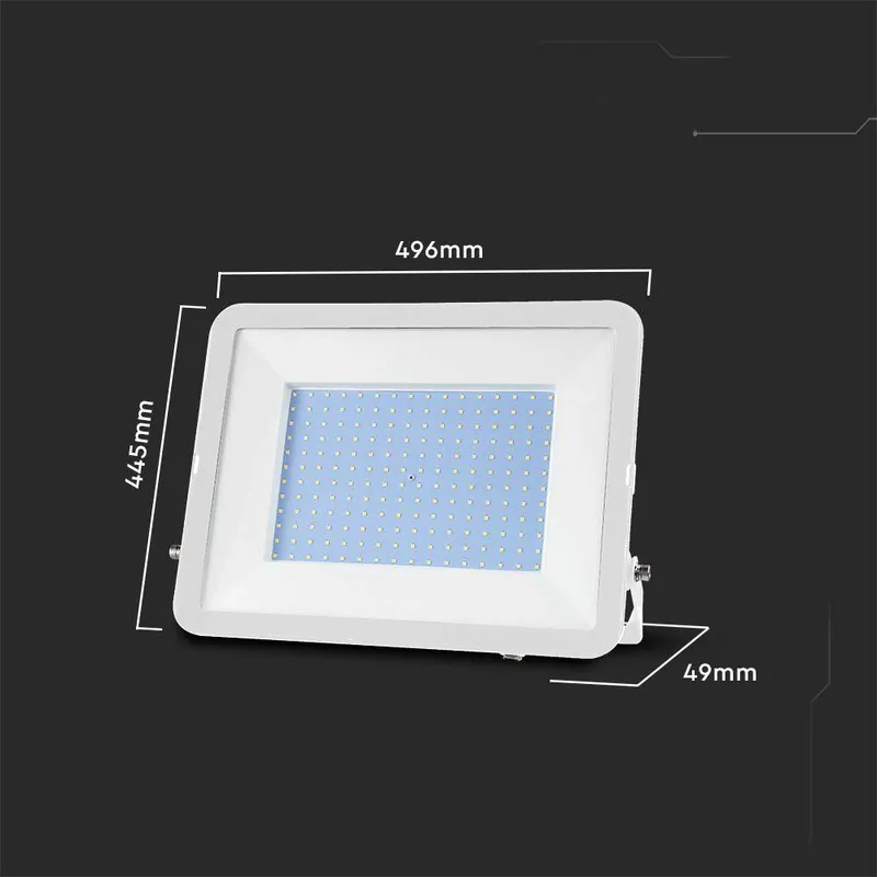 Naświetlacz LED V-TAC 300W SAMSUNG CHIP PRO-S VT-44300 6500K 26390LM 5 Lat Gwarancji - Biały