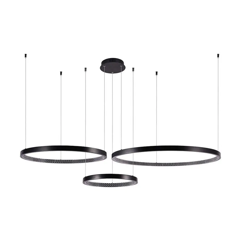 Oprawa Zwieszana V-TAC 57W LED VT-7824 3000K 6840LM - Czarna