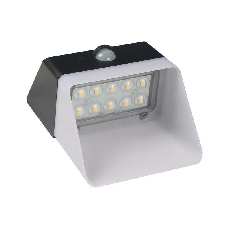 Kinkiet Ogrodowy Ścienny Solarny V-TAC 2W Czujnik Ruchu VT-422 4000K 200LM
