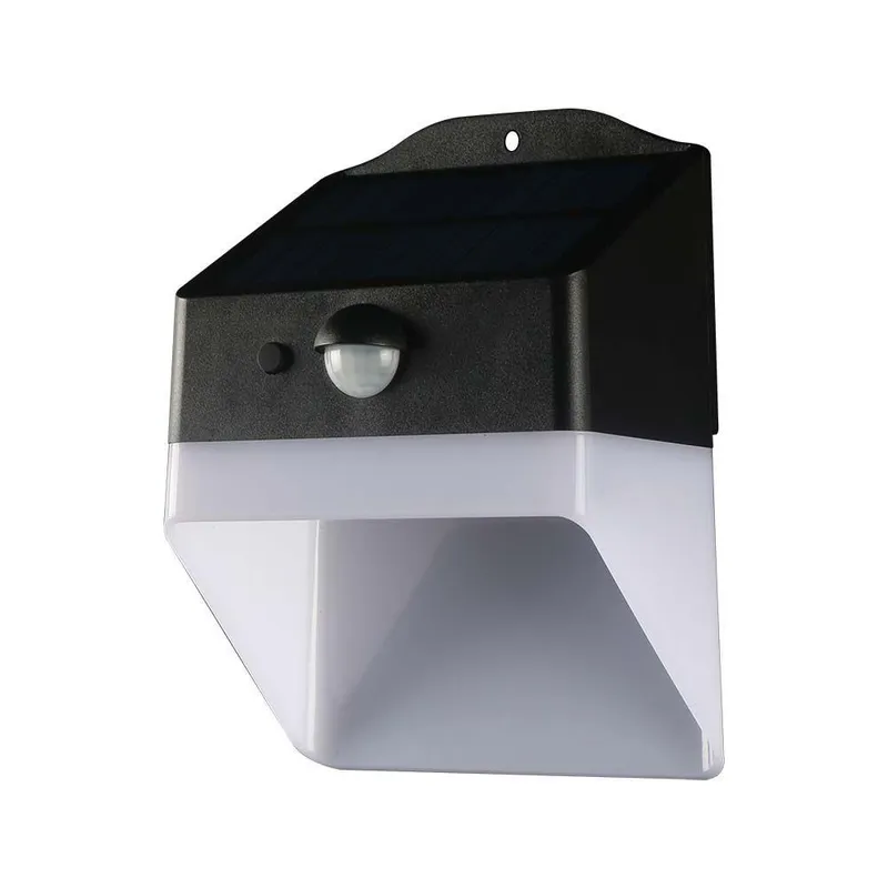 Kinkiet Ogrodowy Ścienny Solarny V-TAC 2W Czujnik Ruchu VT-422 4000K 200LM