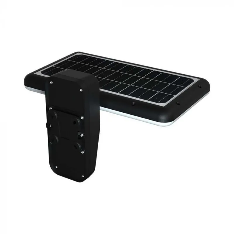 Kinkiet Ogrodowy Ścienny Solarny V-TAC 15W Czunik Ruchu CCT IP65 VT-414 4000K-6000K 2000LM - Czarny