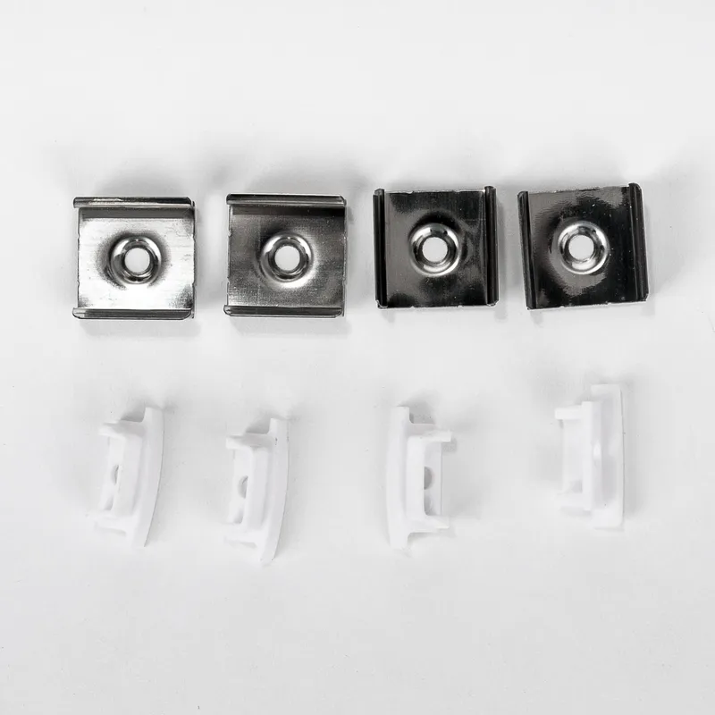 Profil Do LED Zestaw, ALU Anodowany Wpuszczany Cienkościenny V-TAC 2mb Klosz Mleczny 24,7x7mm VT-8106