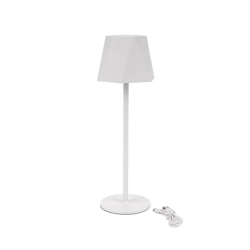 Lampka Stołowa Nocna V-TAC 4W LED 37cm Ładowanie USB Ściemnianie VT-1034 3000K-6000K 150LM - Biała