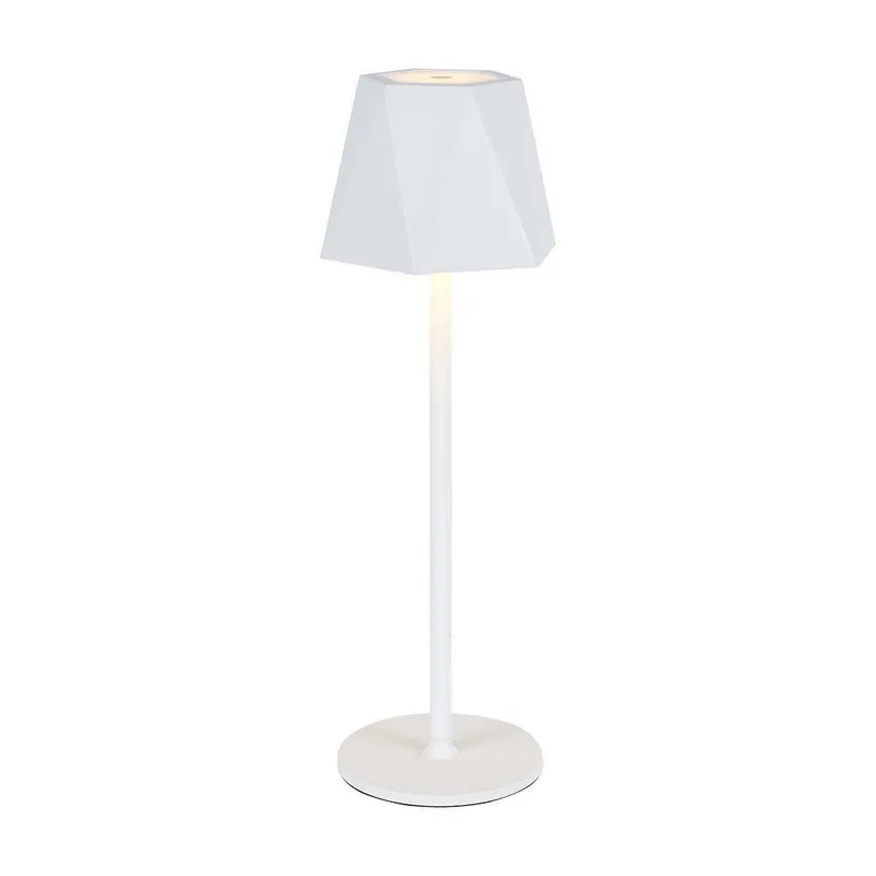Lampka Stołowa Nocna V-TAC 4W LED 37cm Ładowanie USB Ściemnianie VT-1034 3000K-6000K 150LM - Biała