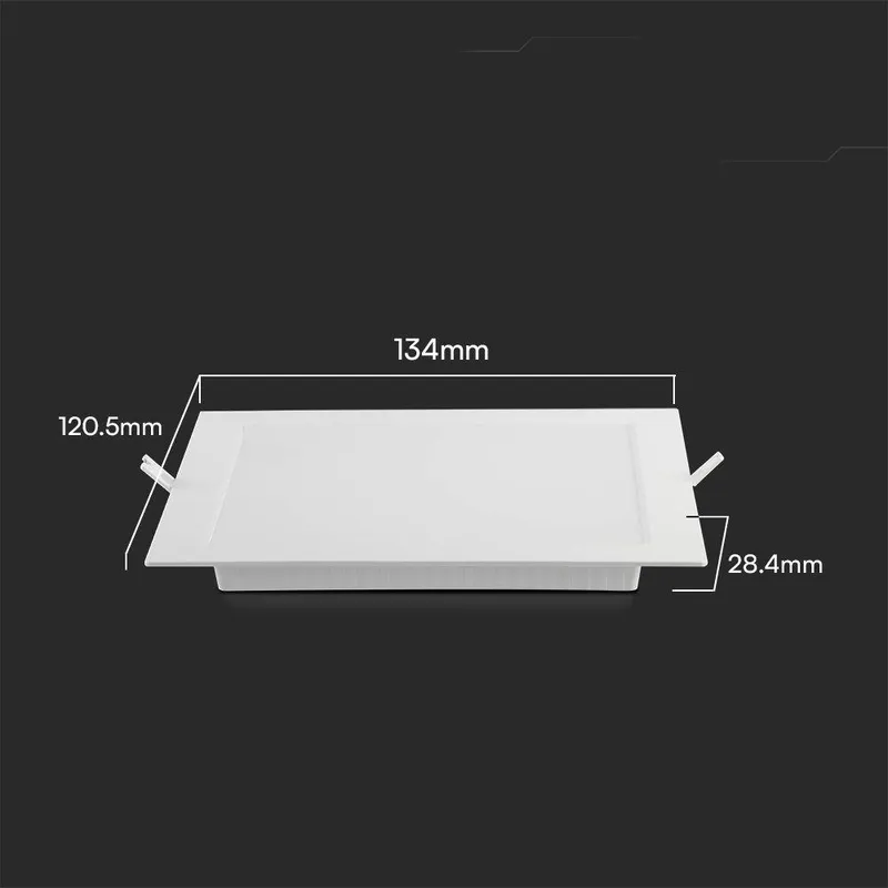 Panel Wpuszczany Downlight V-TAC 6W LED SAMSUNG CHIP Kwadrat 120x120mm VT-61006SQ-S 4000K 660LM 5 Lat Gwarancji