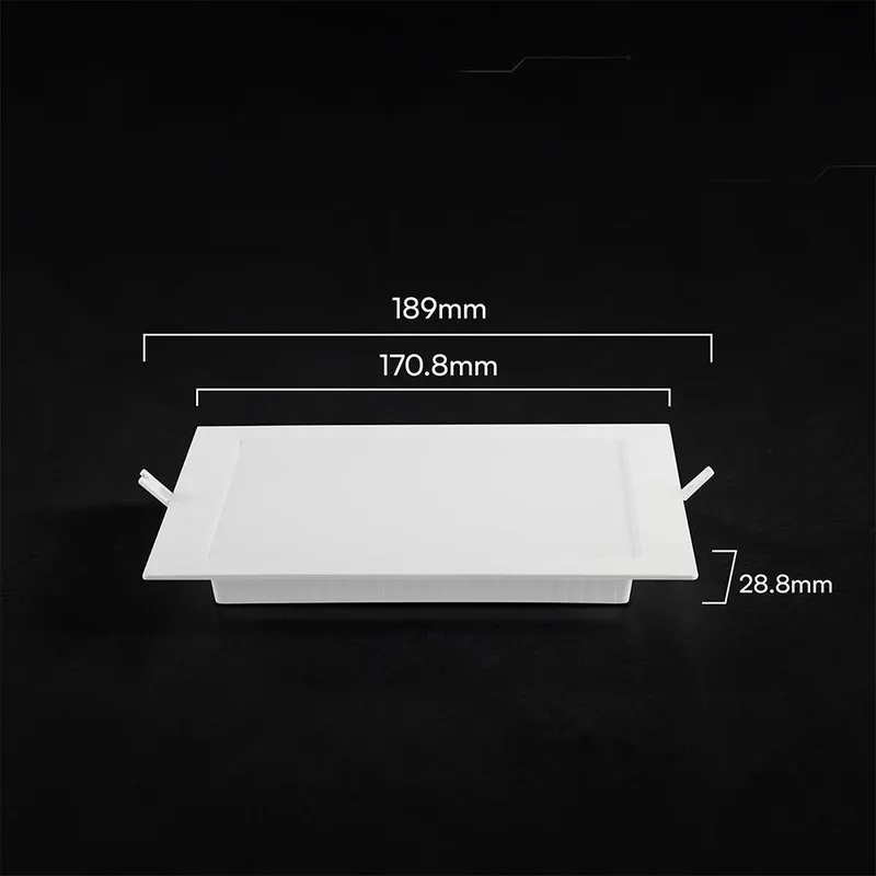 Panel Wpuszczany Downlight V-TAC 12W LED CREE CHIP Kwadrat 170x170mm VT-61012CCT 3000K-4000K-6500K 1320LM 6 Lat Gwarancji