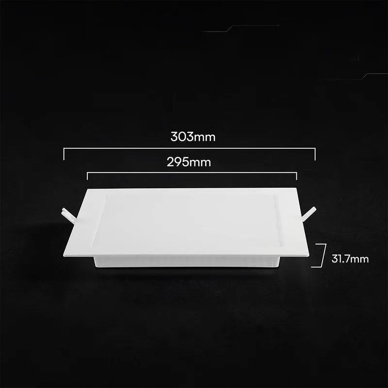 Panel Wpuszczany Downlight V-TAC 18W LED CREE CHIP Kwadrat 295x295mm VT-61024CCT 3000K-4000K-6500K 2640LM 6 Lat Gwarancji