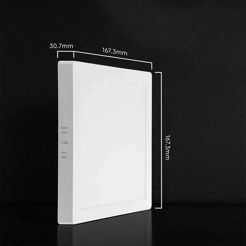 Panel Natynkowy Downlight V-TAC 12W LED CREE CHIP Kwadrat 167x167mm VT-60012CCT 3000K-4000K-6500K 1320LM 6 Lat Gwarancji