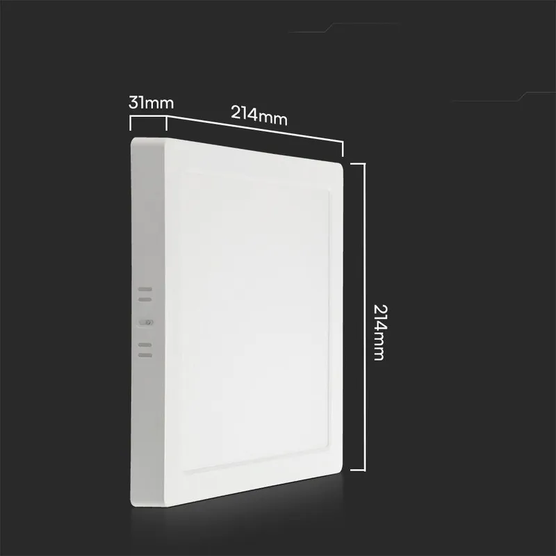 Panel Natynkowy Downlight V-TAC 18W LED SAMSUNG CHIP Kwadrat 214x214mm VT-60018SQ-S 3000K 1850LM 5 Lat Gwarancji