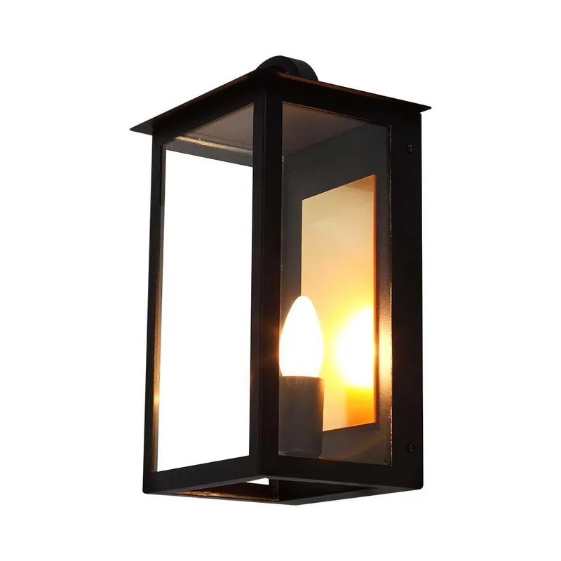 Kinkiet Ścienny V-TAC E14 Klasyczny Loft IP65 VT-1190 - Czarny