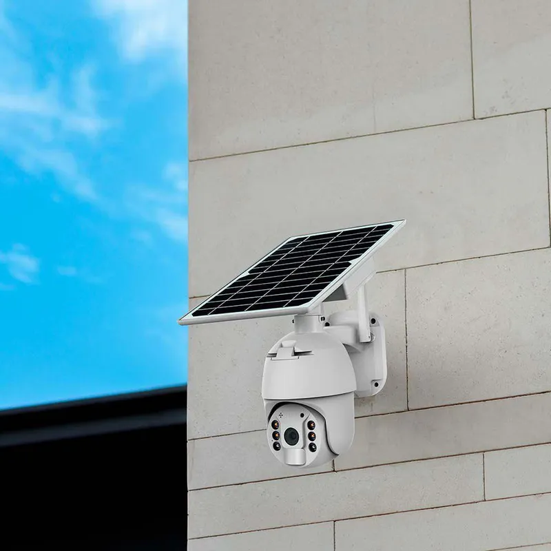 Kamera Zewnętrzna V-TAC WI-FI HD Smart Solarna Obrotowa PTZ IR VT-11024 - Biała