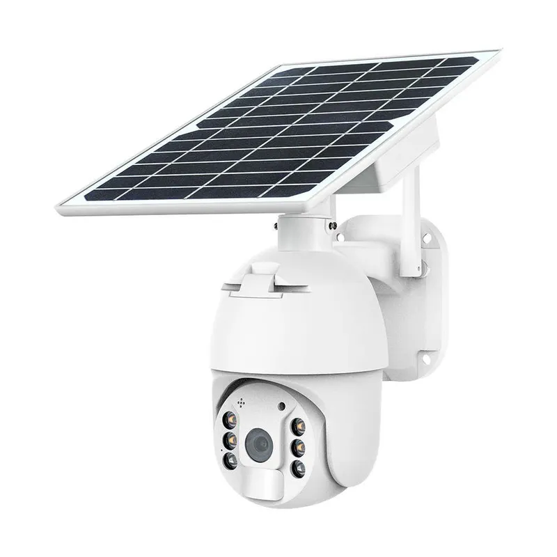 Kamera Zewnętrzna V-TAC WI-FI HD Smart Solarna Obrotowa PTZ IR VT-11024 - Biała