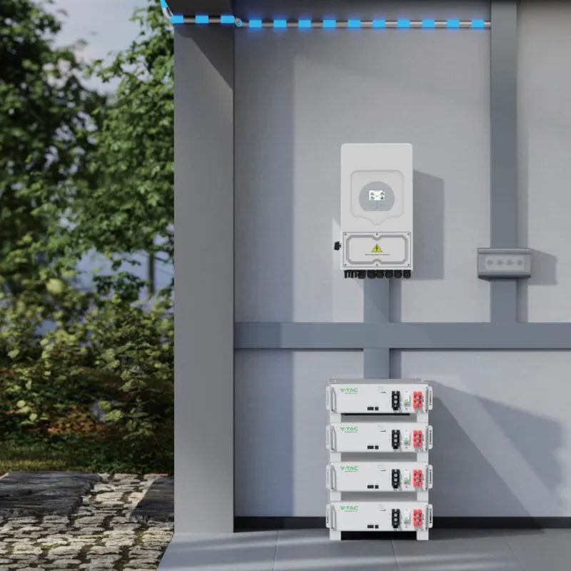 Magazyn Bank Energii V-TAC 100Ah 5,12KWH LIFEPO4 Rack VT-51201-W 10 Lat Gwarancji - Biały