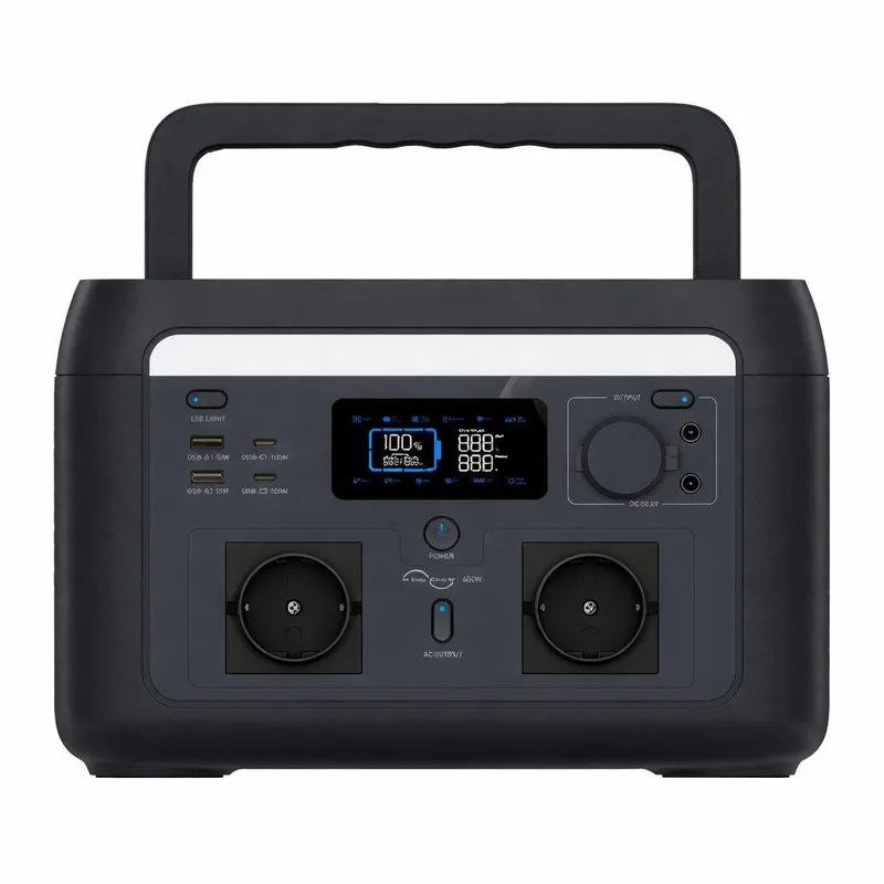Przenośny Magazyn Energii, Stacja Zasilania, Powerbank V-TAC 600W 512WH LIFEPO4 UPS WIFI SR0KW6L-SG1-EU