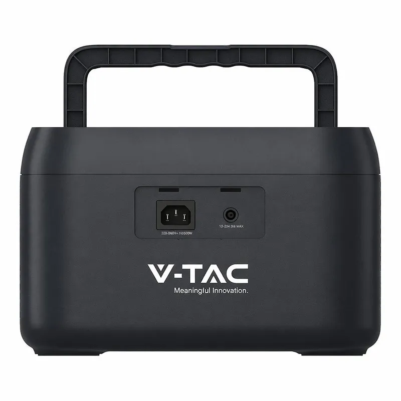 Przenośny Magazyn Energii, Stacja Zasilania, Powerbank V-TAC 600W 512WH LIFEPO4 UPS WIFI SR0KW6L-SG1-EU